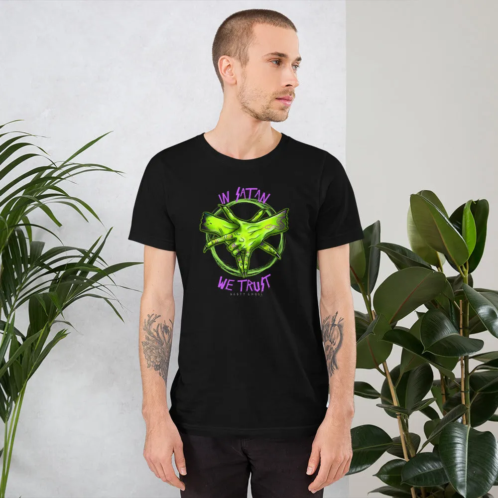 In Satan We Trust Short-Sleeve Unisex T-Shirt