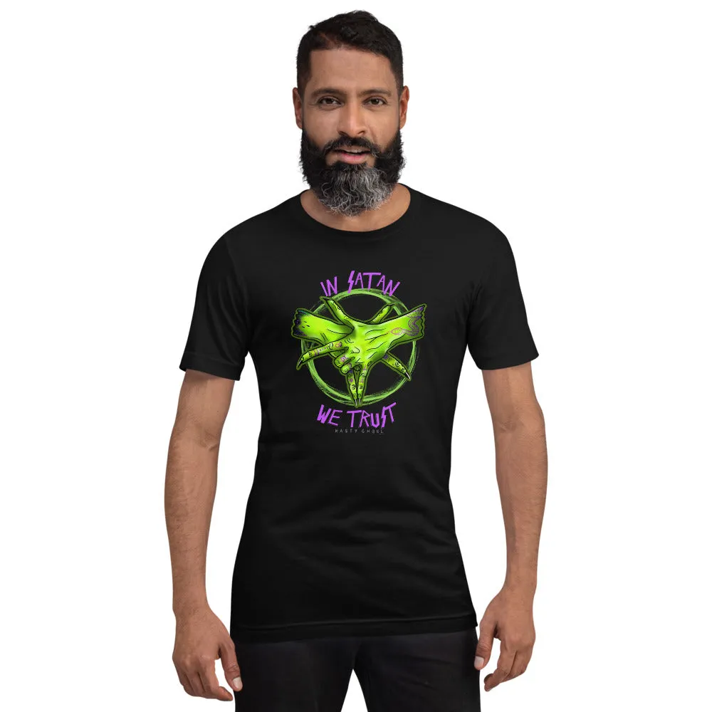 In Satan We Trust Short-Sleeve Unisex T-Shirt