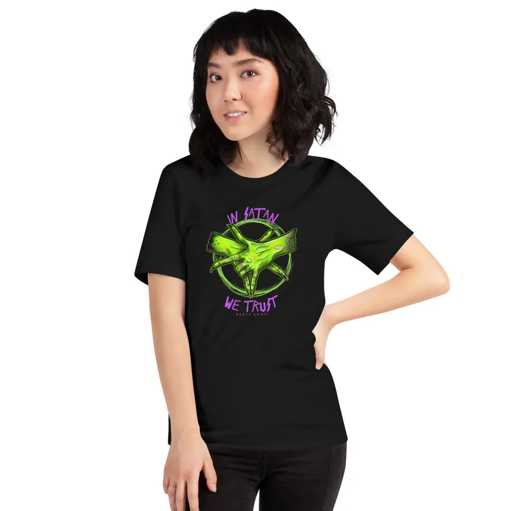 In Satan We Trust Short-Sleeve Unisex T-Shirt