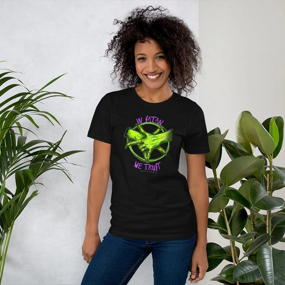 In Satan We Trust Short-Sleeve Unisex T-Shirt