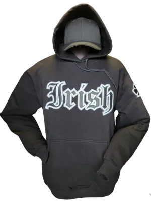 Irish Hoodie Gothic Black
