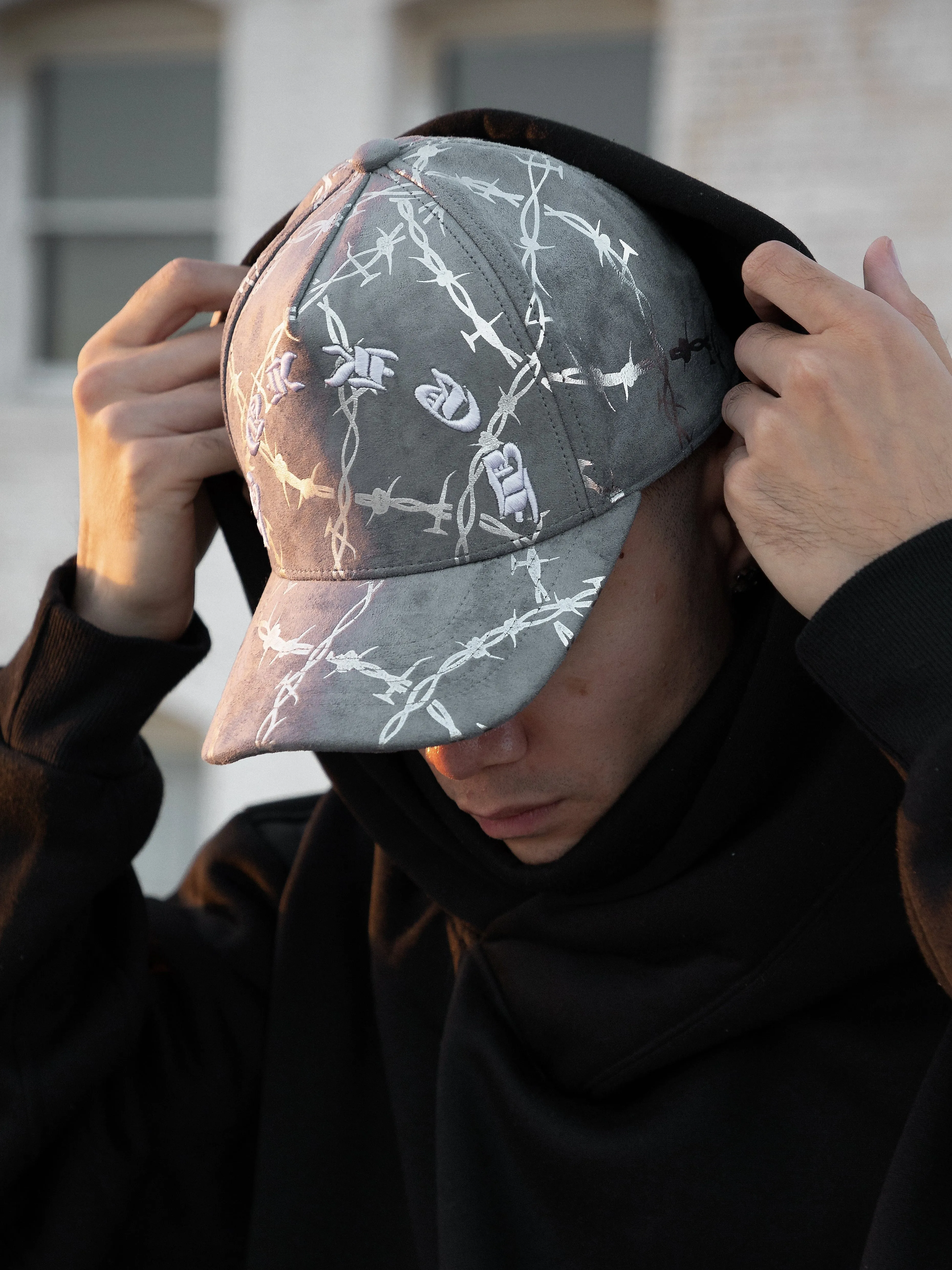Jigsaw - Murder She Wrote Snapback Hat Grey Suede - Unisex