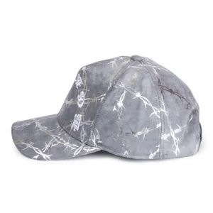 Jigsaw - Murder She Wrote Snapback Hat Grey Suede - Unisex