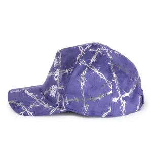 Jigsaw - Murder She Wrote Snapback Hat Purple Suede - Unisex