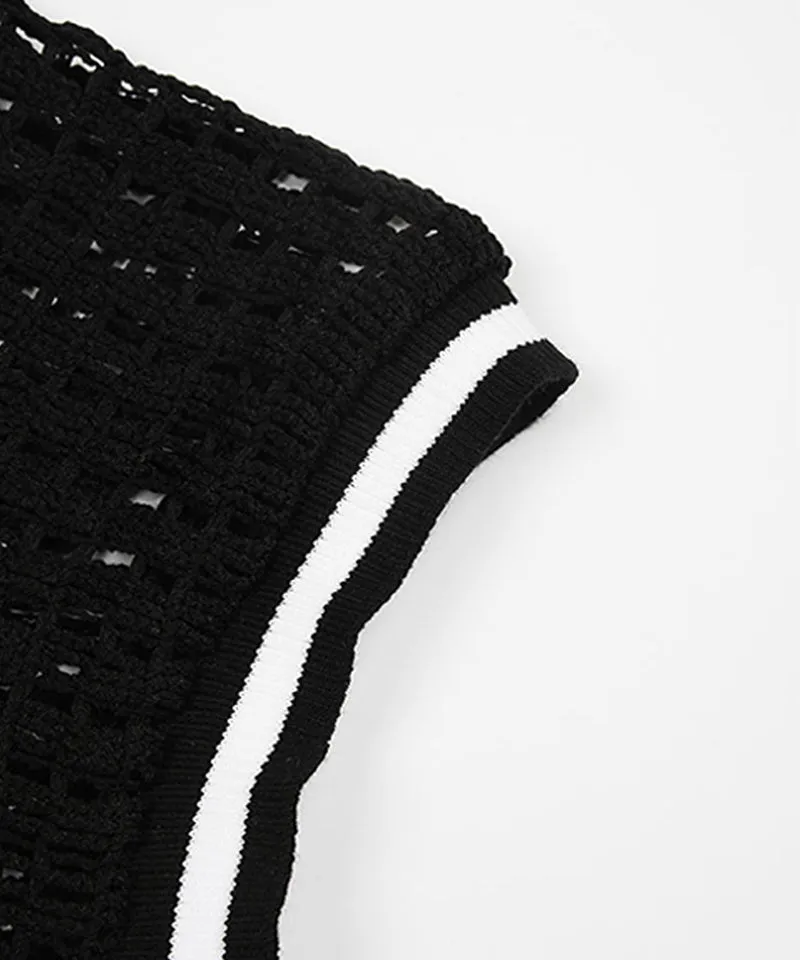 KANDINI Urban Mesh Polo - Black