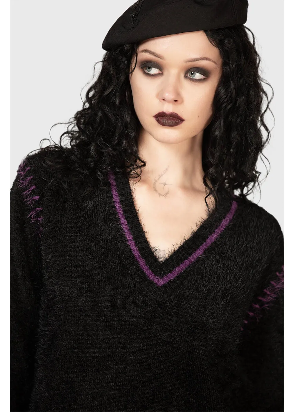 Killstar Emiliana Sweater Black