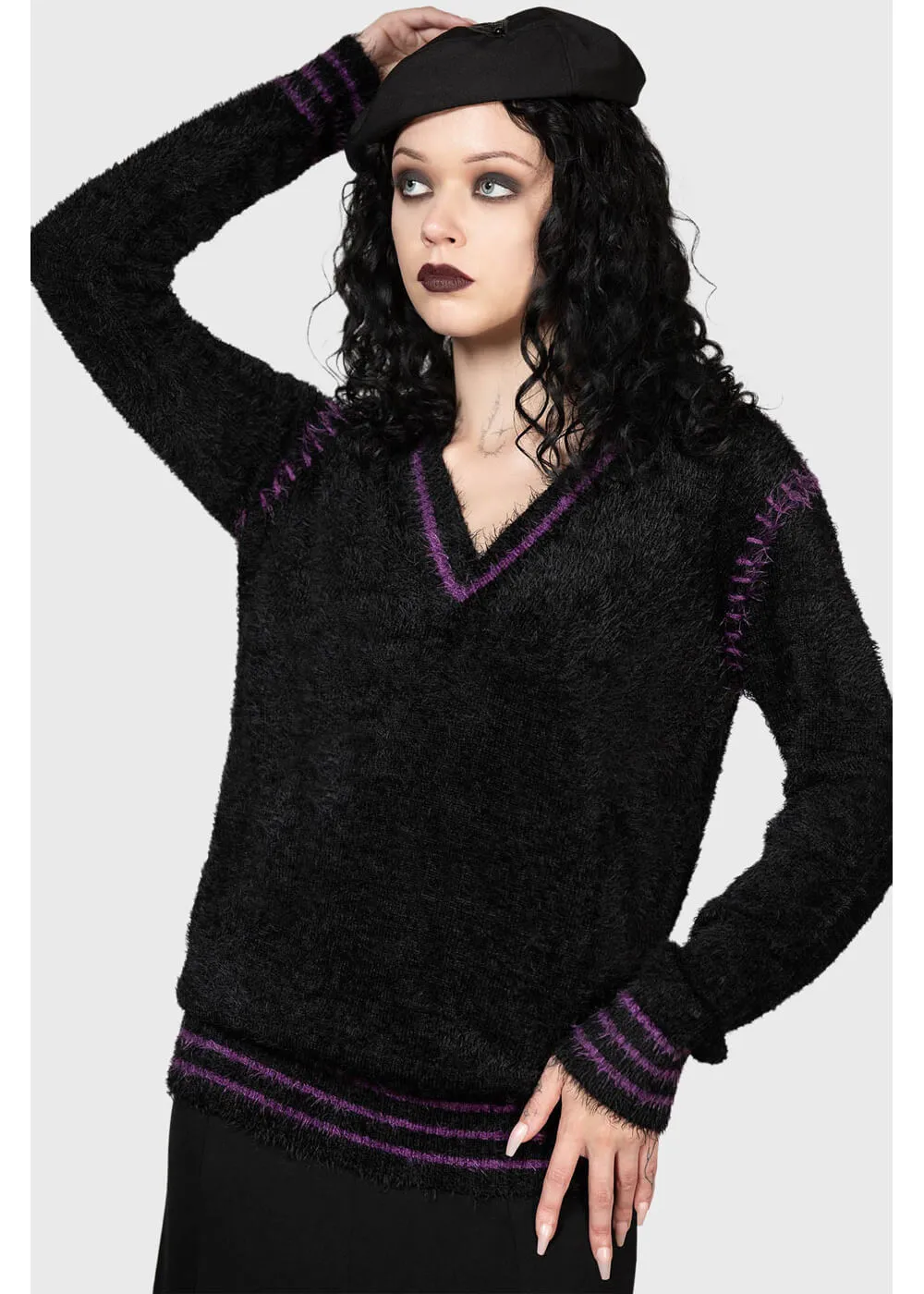 Killstar Emiliana Sweater Black
