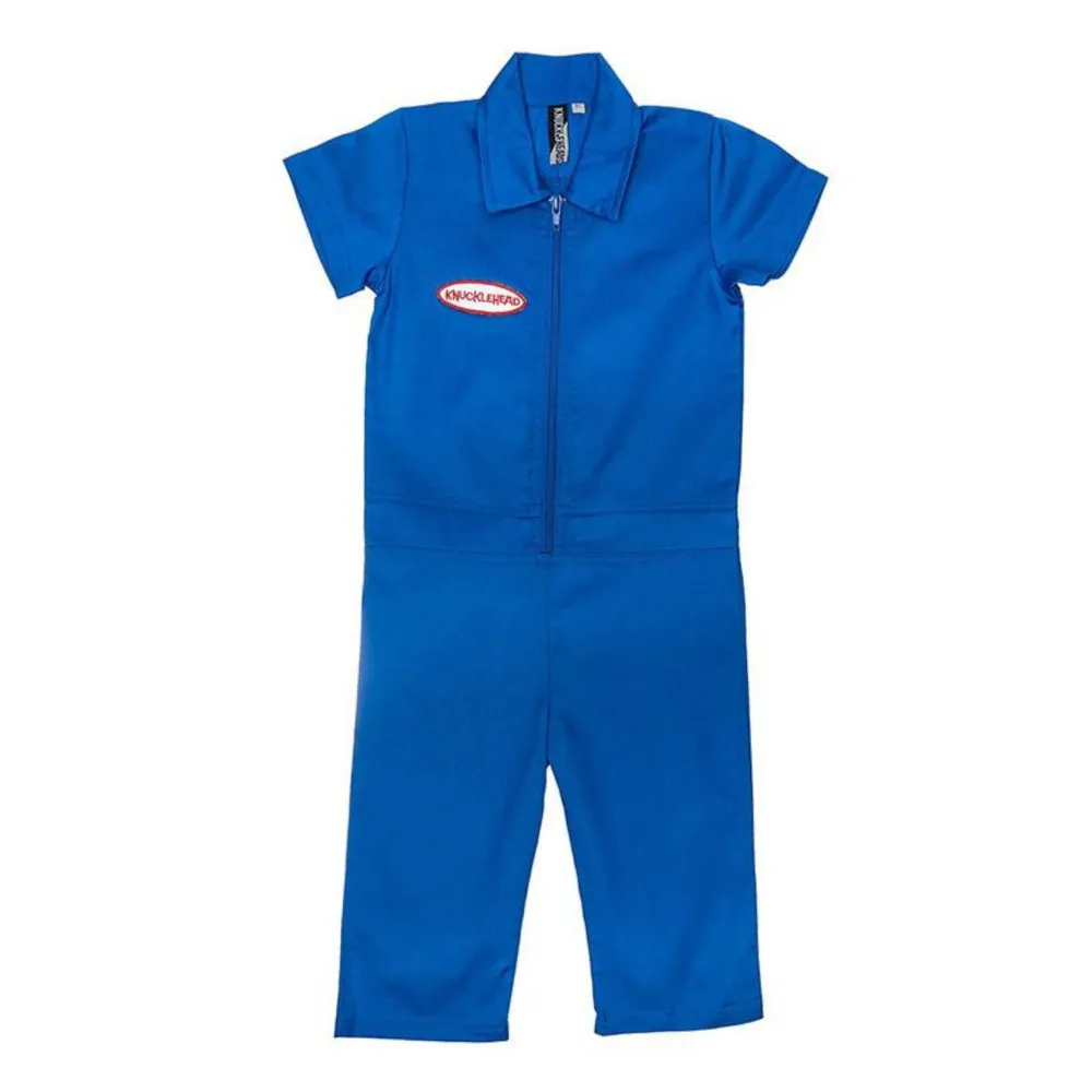 Knuckleheads Kids Coverall for Boys, Mechanic Halloween Jumpsuit Costume Baby Outfit