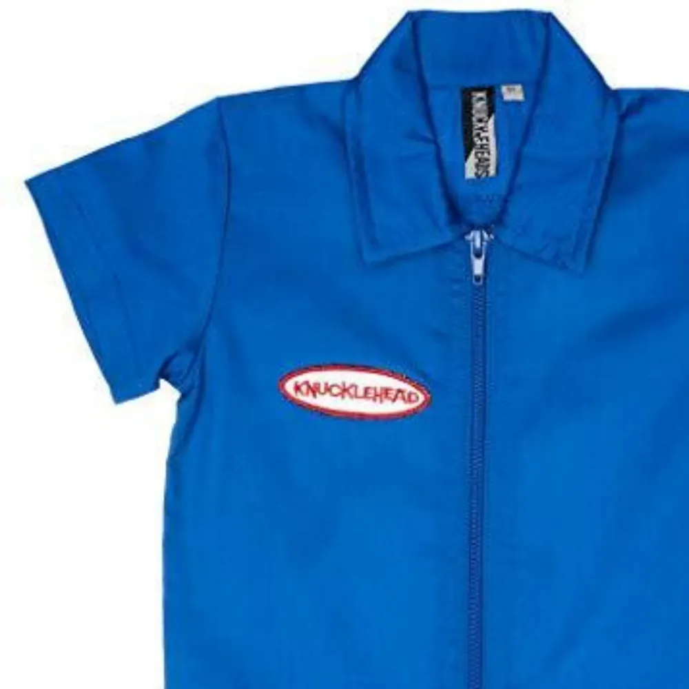 Knuckleheads Kids Coverall for Boys, Mechanic Halloween Jumpsuit Costume Baby Outfit