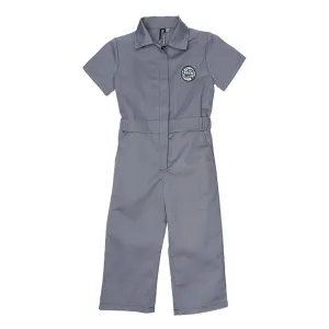 Knuckleheads Kids Coverall for Girls, Mechanic Halloween Jumpsuit Costume Baby Outfit