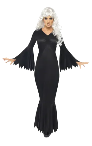Ladies Black Vamp Dress
