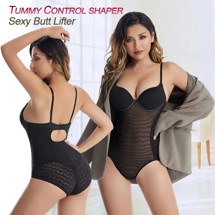 Large size tight fitting jumpsuit