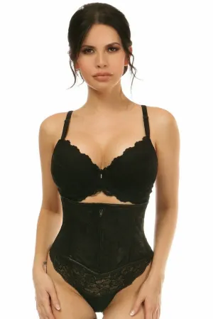 Lavish Black Lace Mini Cincher