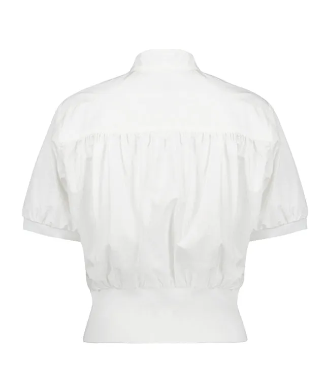 LE SONNET Lovely Sporty Blouse - White
