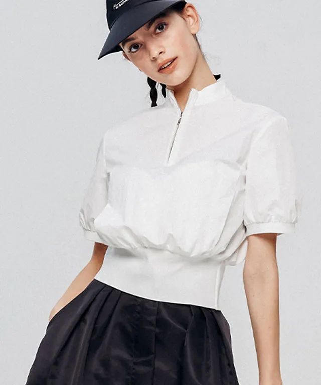 LE SONNET Lovely Sporty Blouse - White