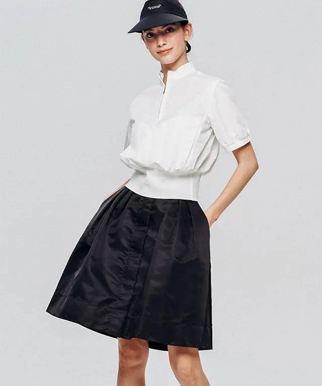 LE SONNET Lovely Sporty Blouse - White
