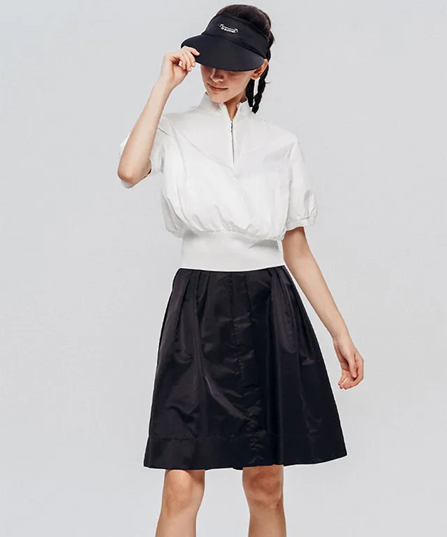 LE SONNET Lovely Sporty Blouse - White