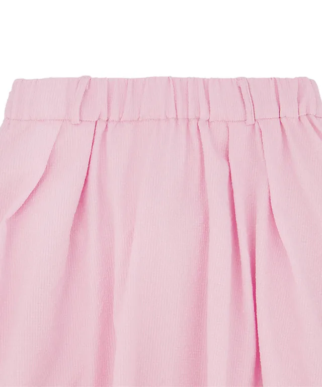 LE SONNET  Summer Pocket Skirt - Pink