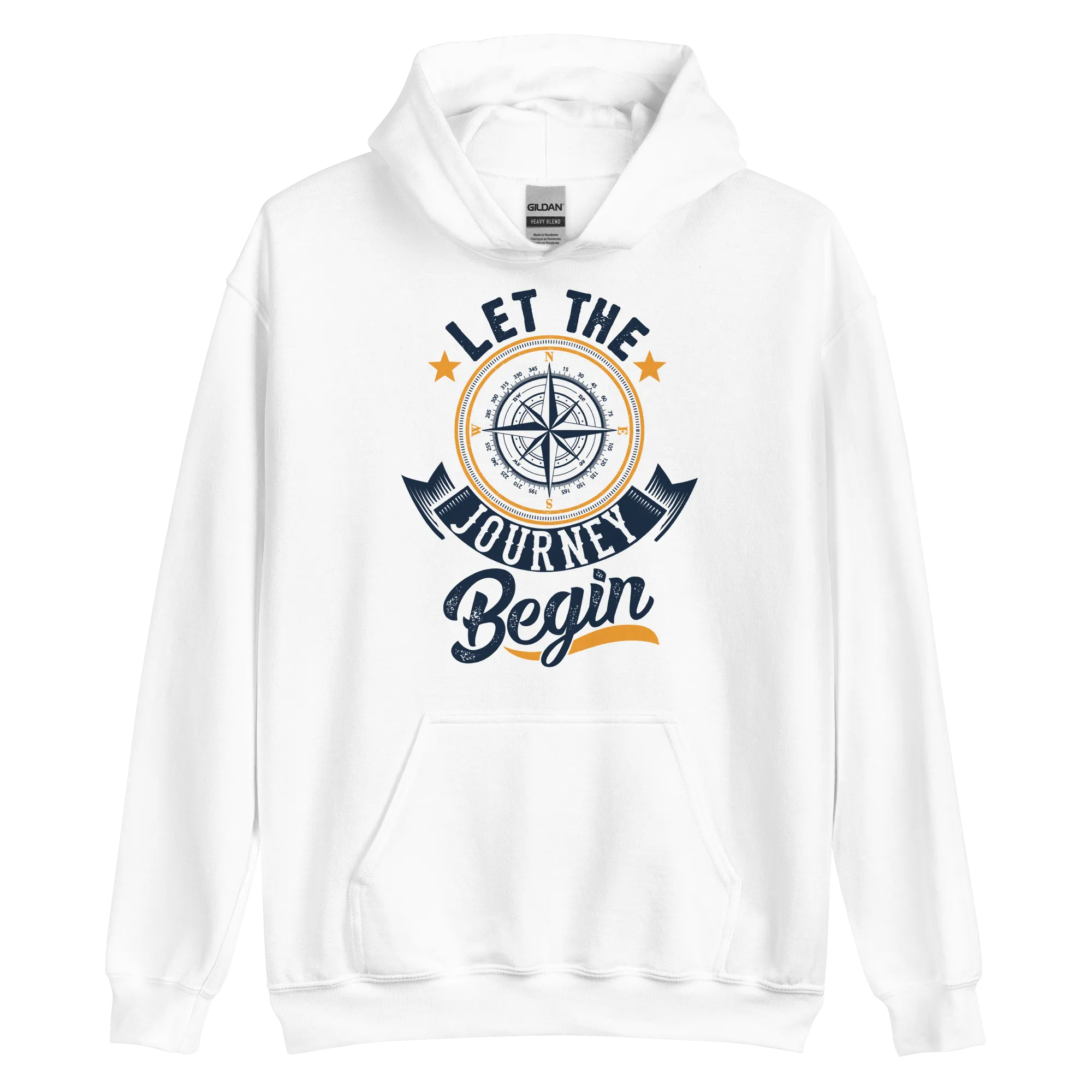 Let the Journey Begin Compass Unisex Hoodie