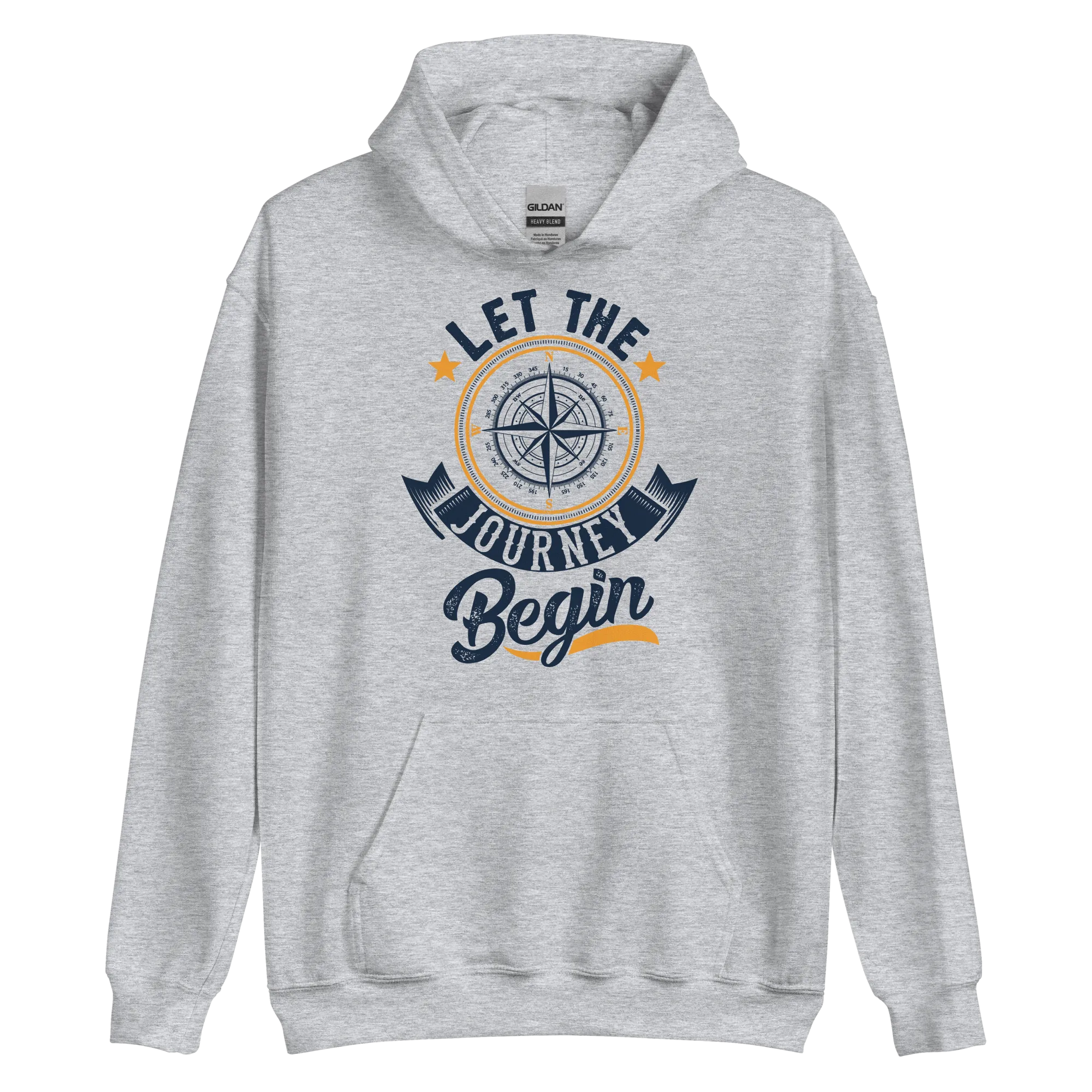 Let the Journey Begin Compass Unisex Hoodie