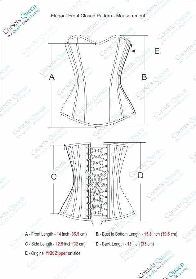 Marloes Black & Red Gothic Overbust Corset