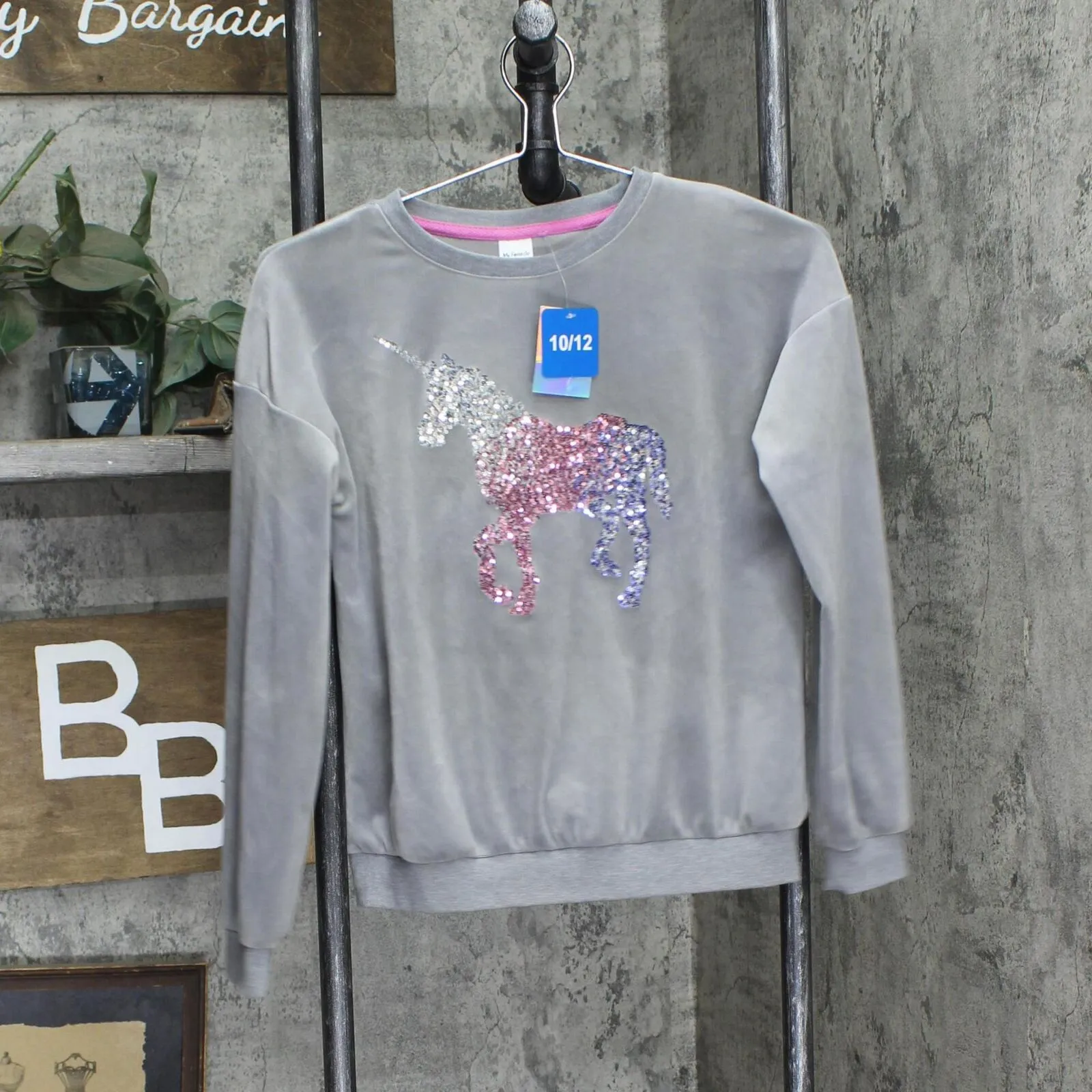 Member's Mark Girls My Favorite Velvet Sweatshirt VSCK190316