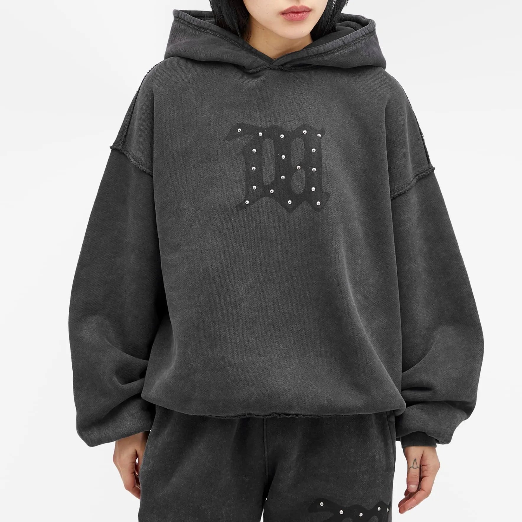 MISBHV Signature hoodie, gray-black