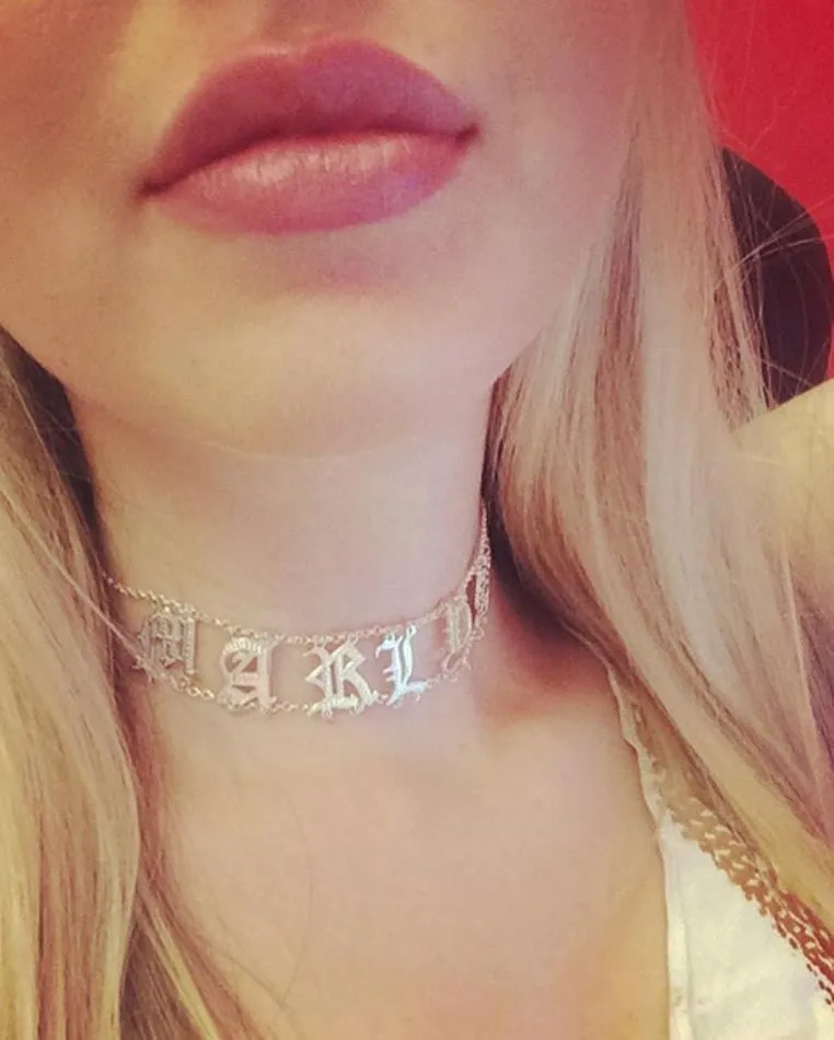 Name Choker Necklace