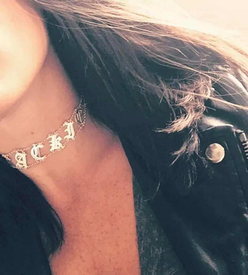 Name Choker Necklace