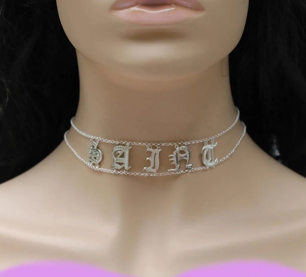 Name Choker Necklace
