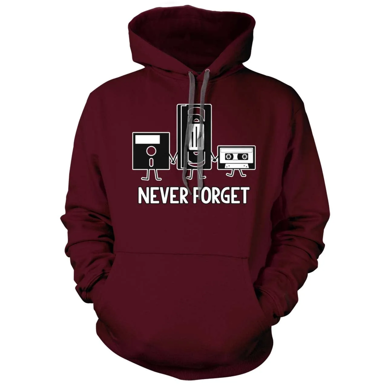 Never Forget Old Technology Hoodie