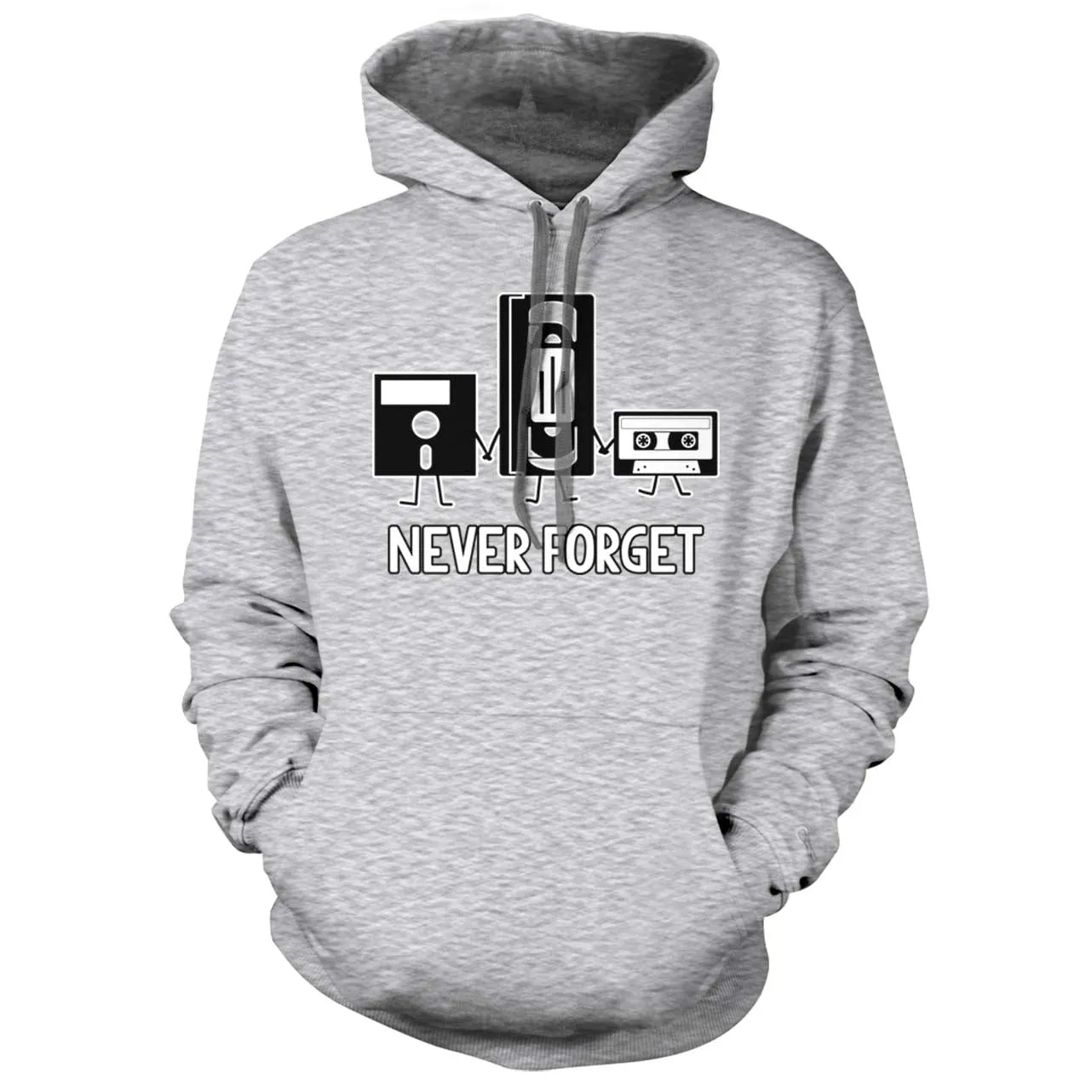 Never Forget Old Technology Hoodie