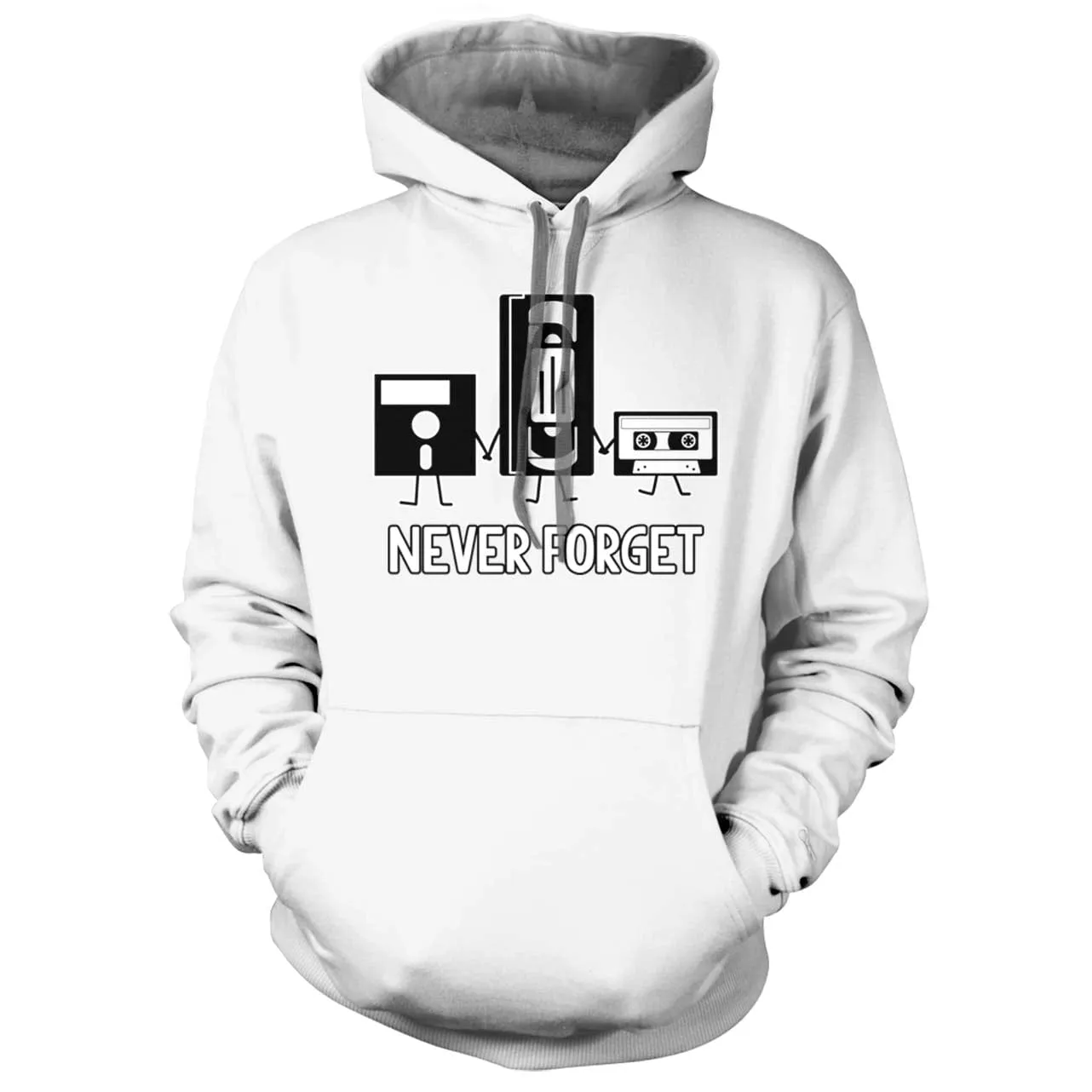Never Forget Old Technology Hoodie