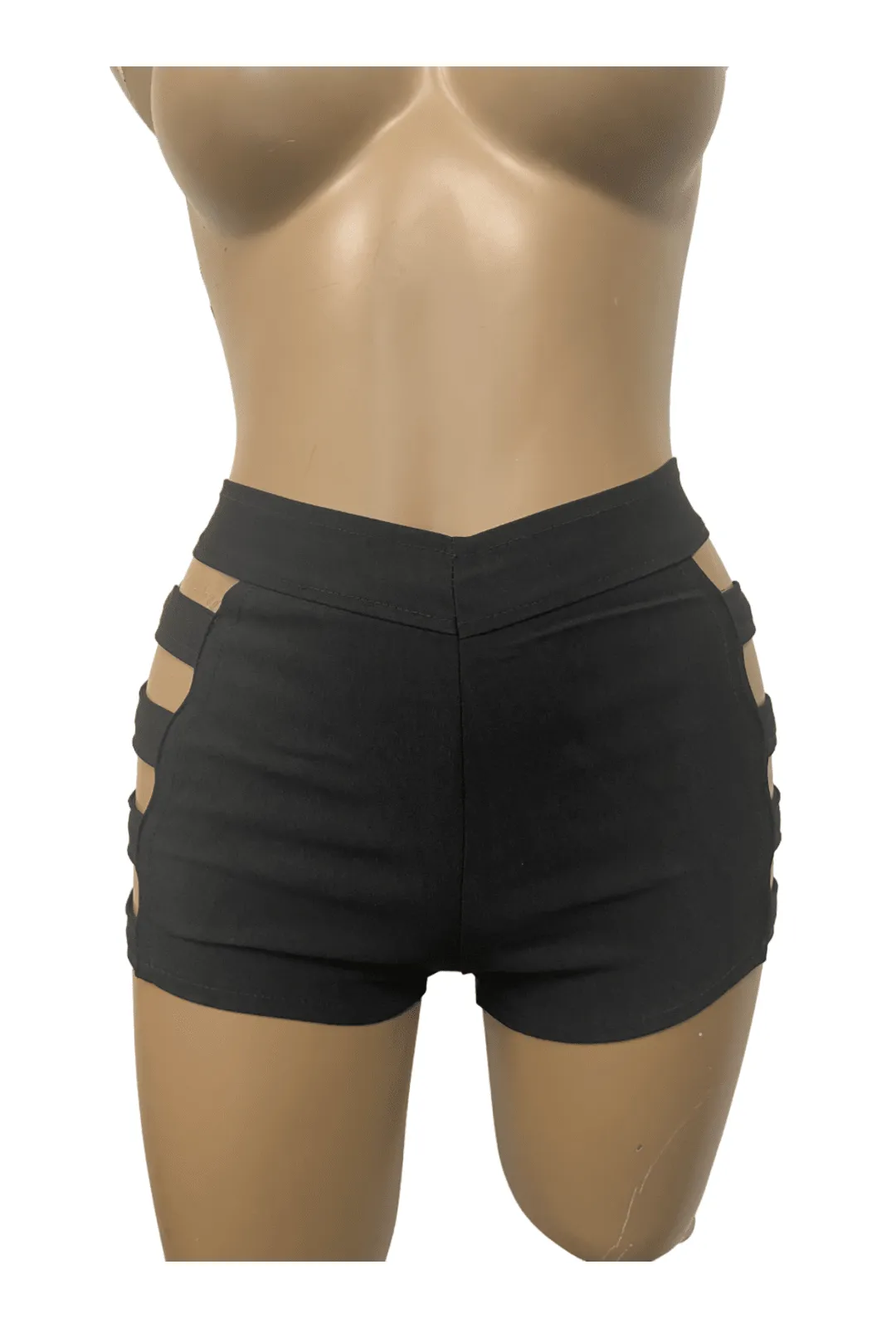 O-Ring Cut Out Booty Short