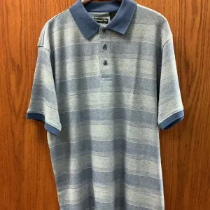 Palmland Club Blue Thick Stripe Polo