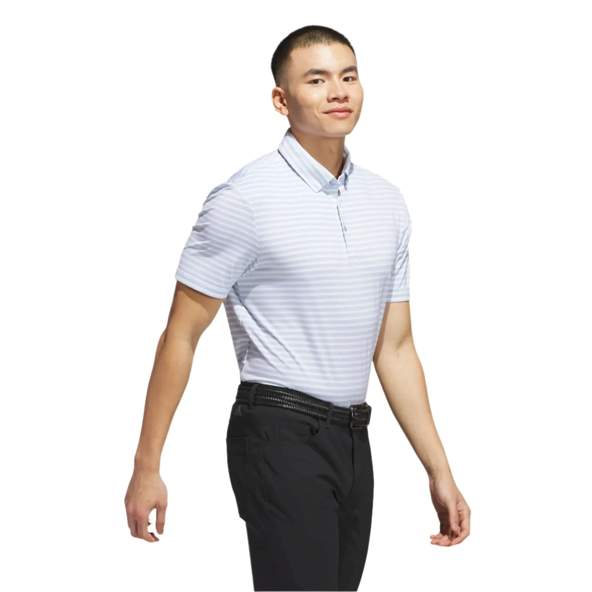 Polo de golf con rayas Ultimate de adidas