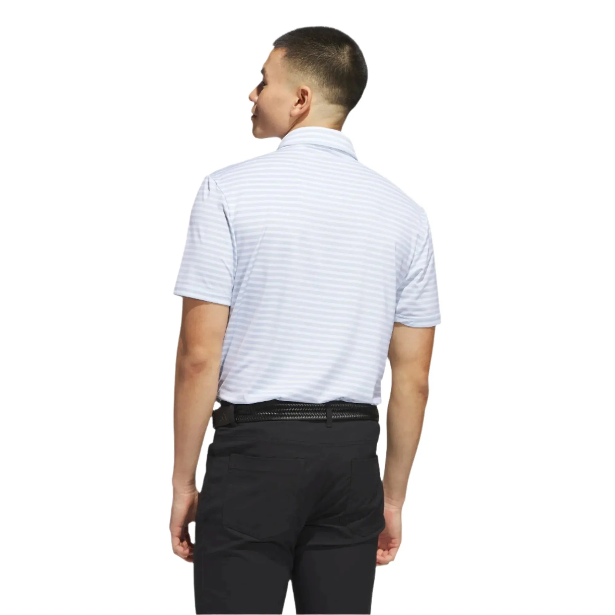 Polo de golf con rayas Ultimate de adidas