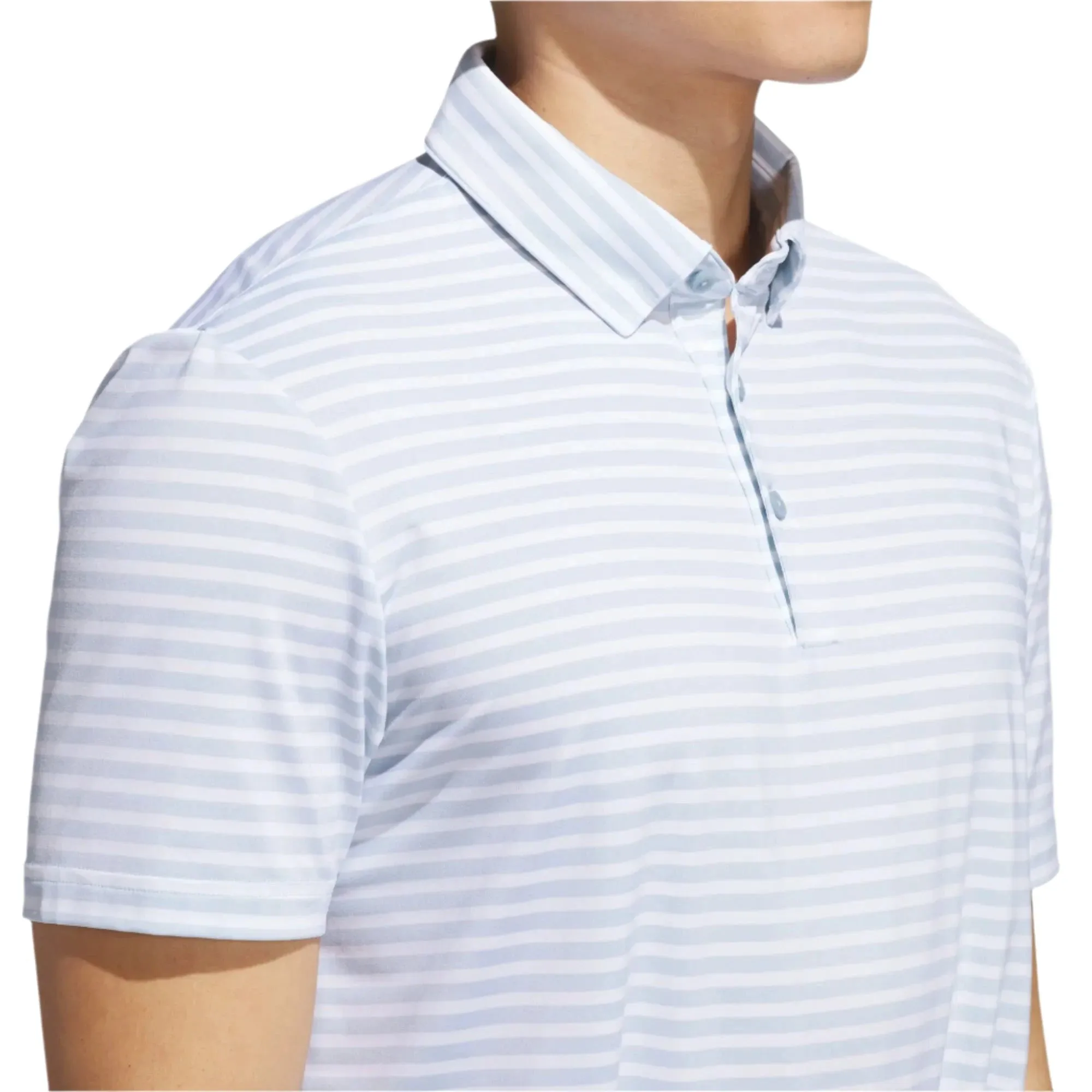 Polo de golf con rayas Ultimate de adidas