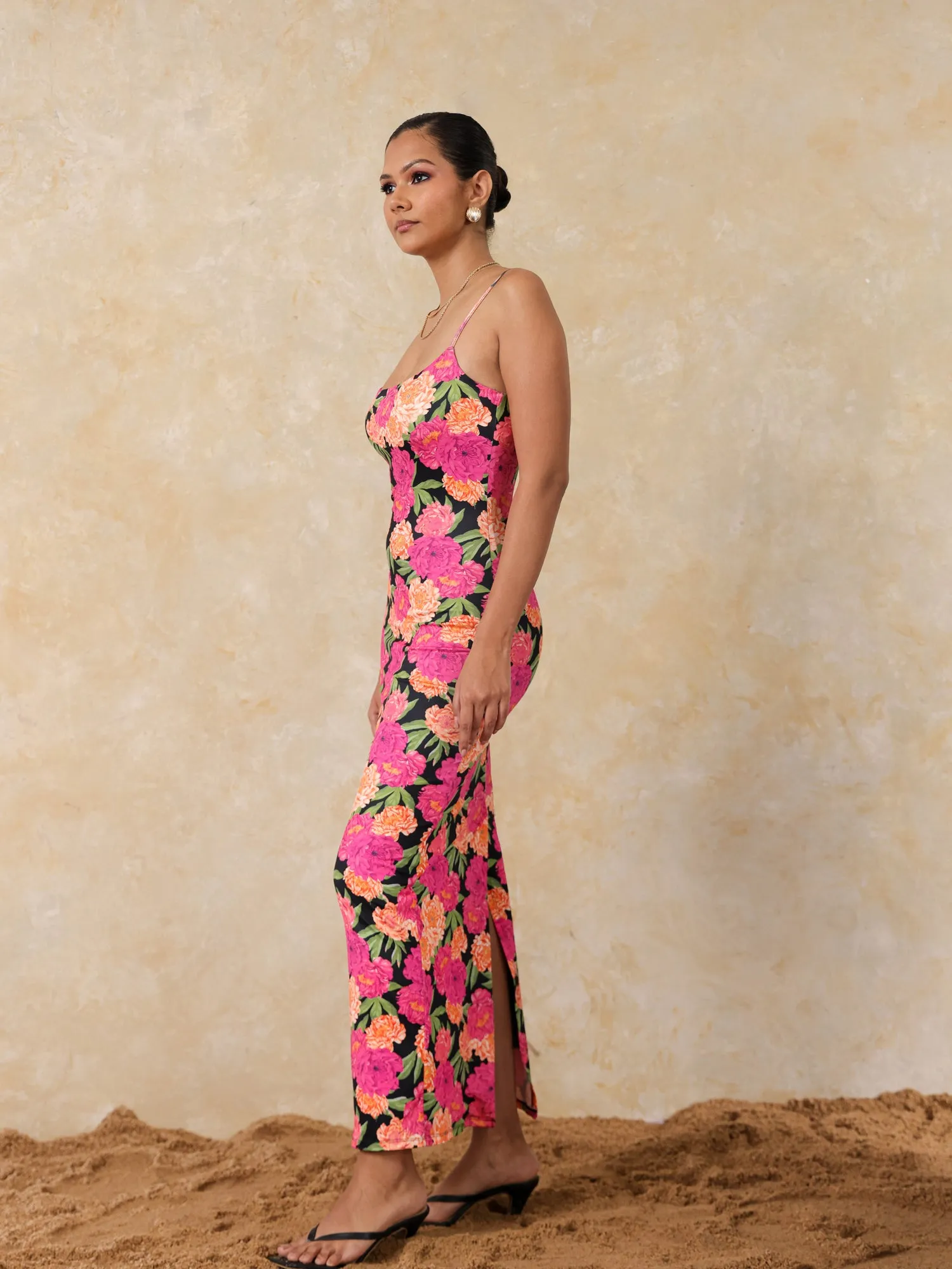 Printed Bodycon Fitted Dress
