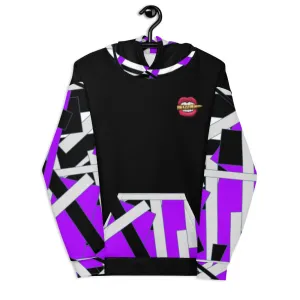 Purple Geometric Unisex Hoodie