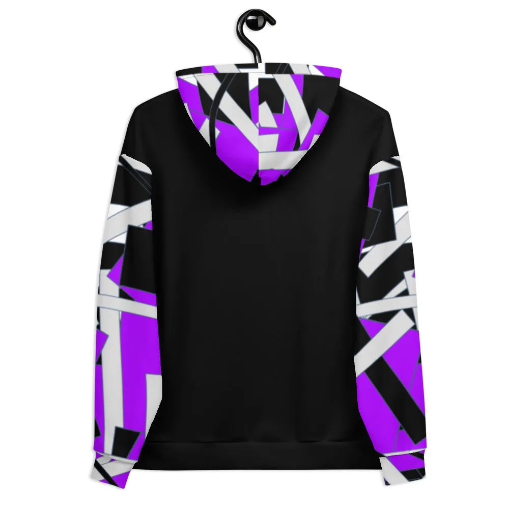Purple Geometric Unisex Hoodie