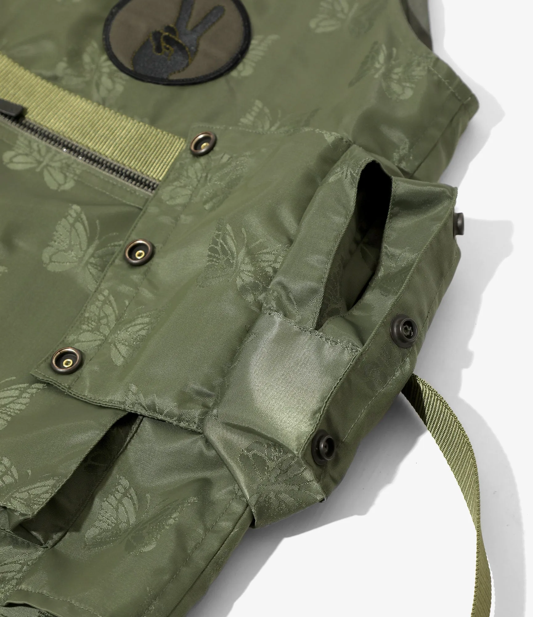 Radio Vest - Papillon Jacquard Sateen