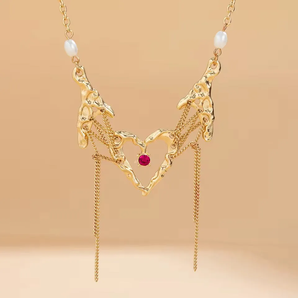 Raven's Heart Choker Cosplay Necklace