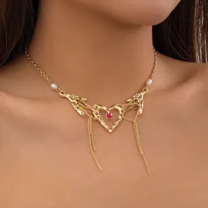 Raven's Heart Choker Cosplay Necklace