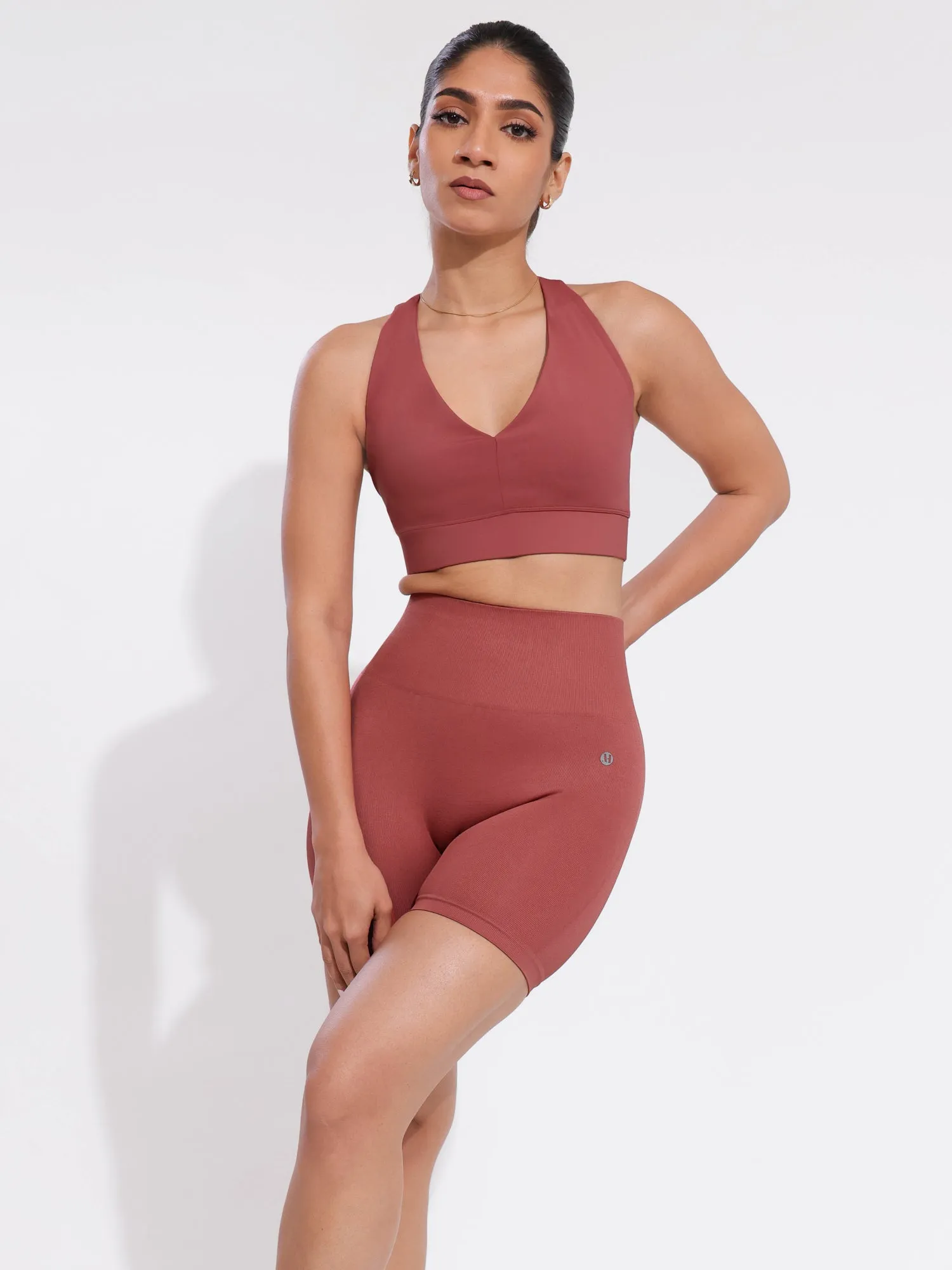 Rue High Waist Seamless Fitted  Short