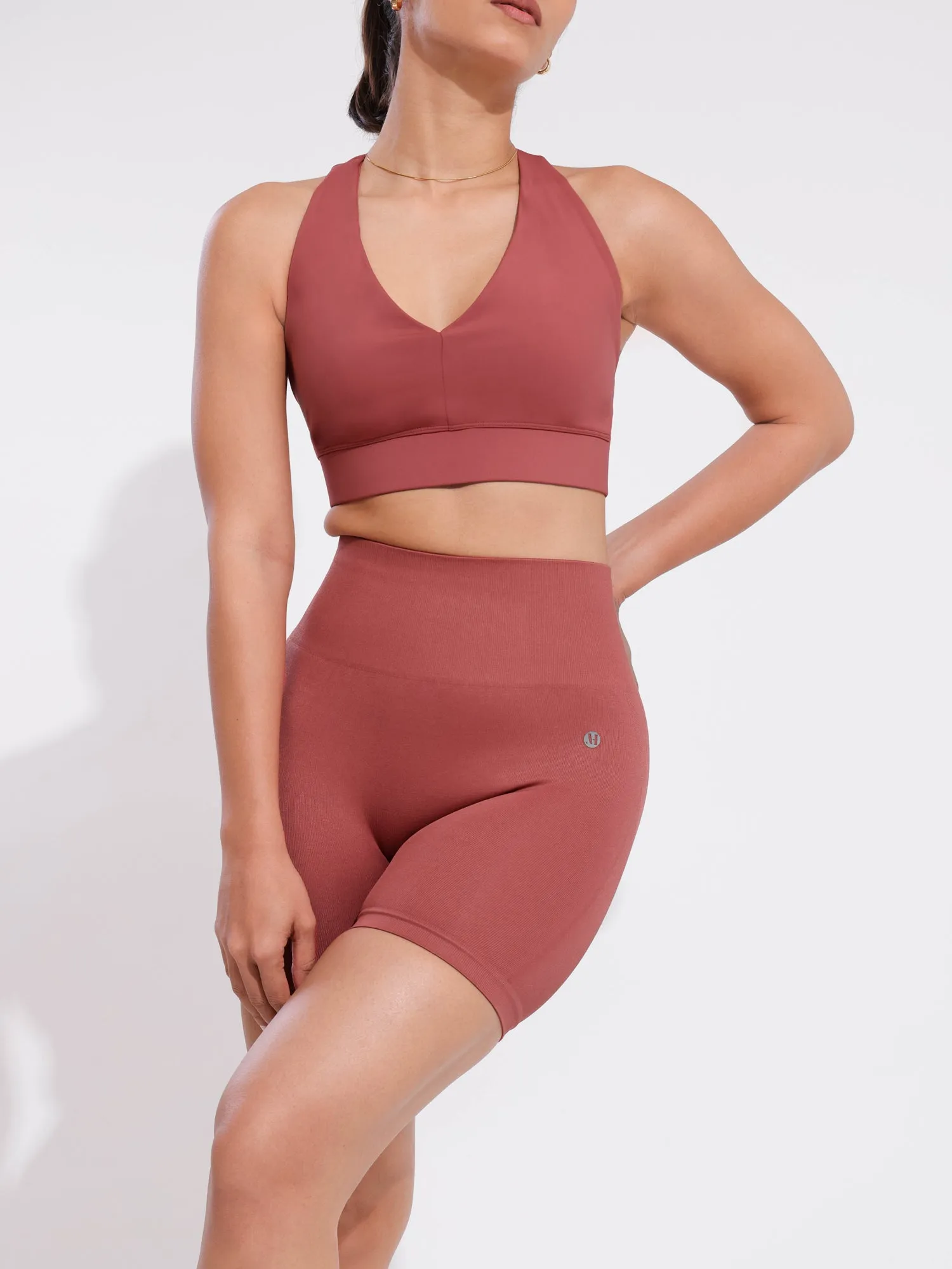 Rue High Waist Seamless Fitted  Short