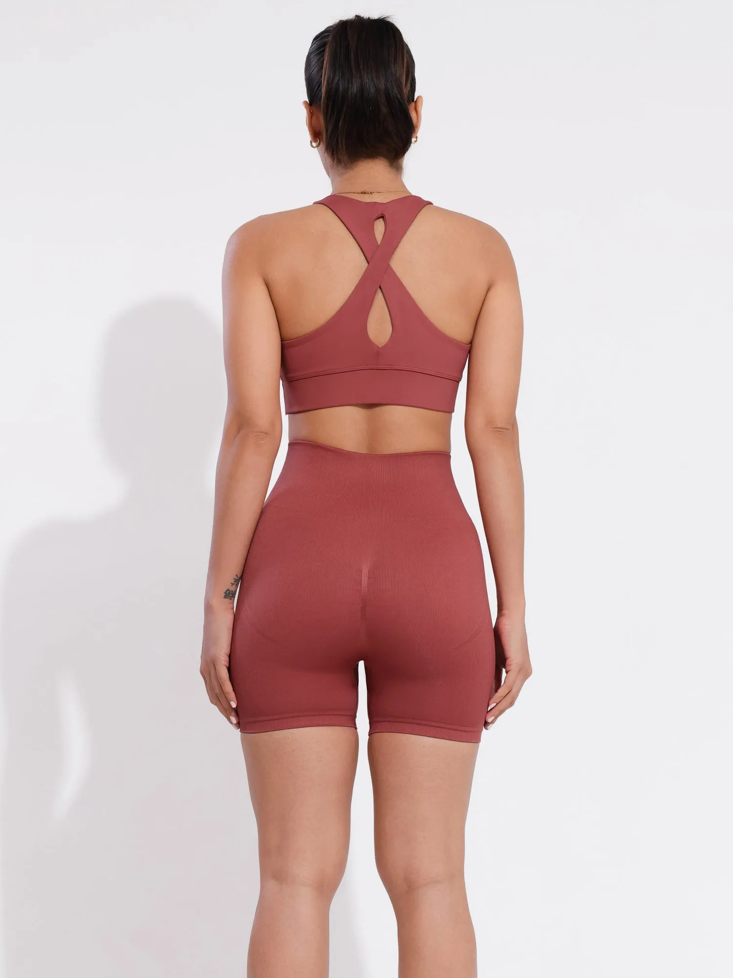 Rue High Waist Seamless Fitted  Short