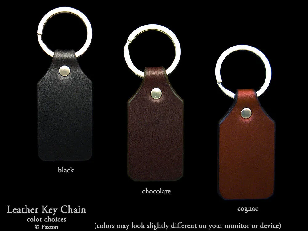 Snake Head Key Chain / Key Ring Sterling Silver