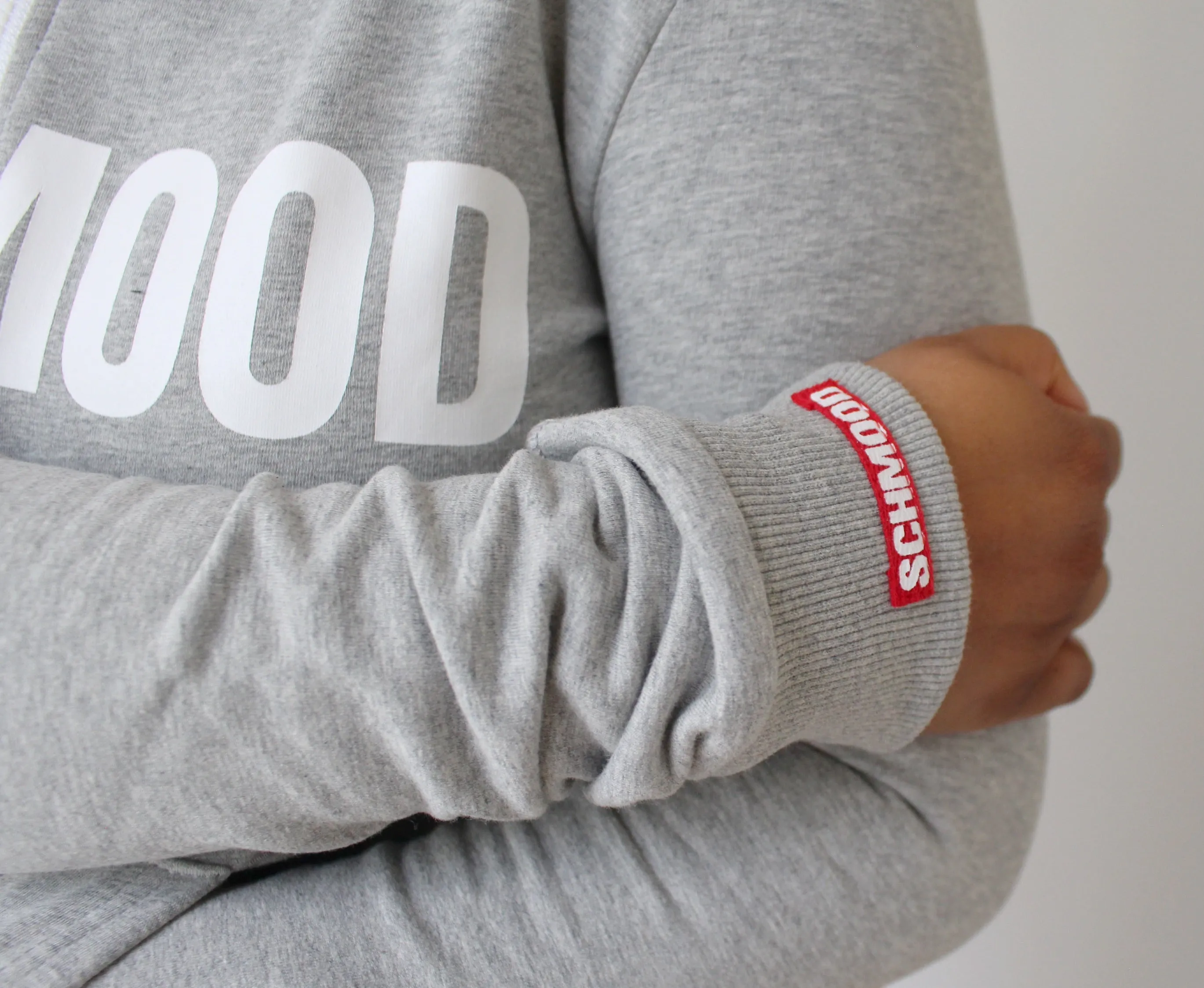 Stamped Hoodie - Grey/Dove