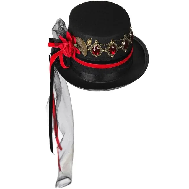 Steampunk Men Hat With Goggles Gay Top Hat Steampunk Bowler Top Hat Vintage Halloween Top Hat Gothic Carnival Nightclub